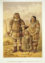 Nomades Tchouktches, gravé par Winckelmann et Fils